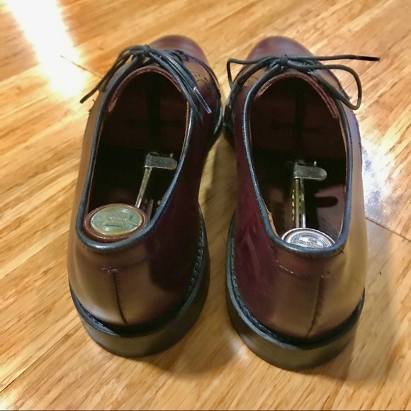 Allen Edmonds "Clifton" Derby Shoes Burgundy 9.5 - Picture 4 of 8